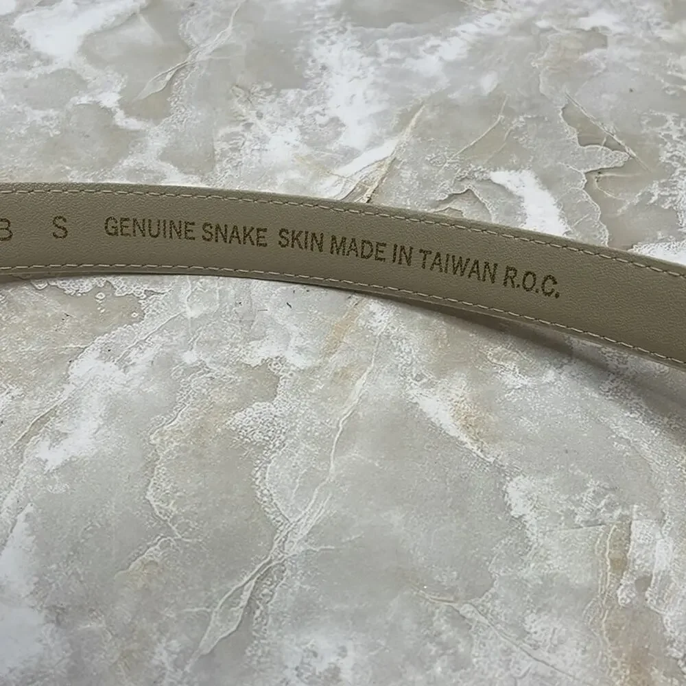 Vintage snakeskin belt